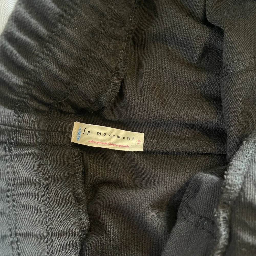 Free People Sunny Black Skinny Jogger Sweatpants